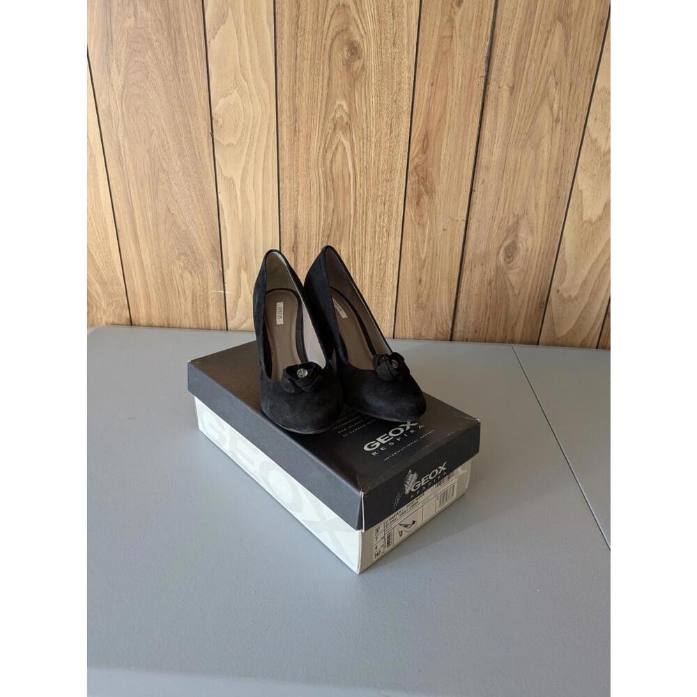 Geox Respira Heels Womens‎ 7 EU 37 Black Pumps